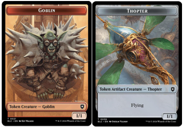 Goblin (0021) // Thopter (0039) Double-Sided Token